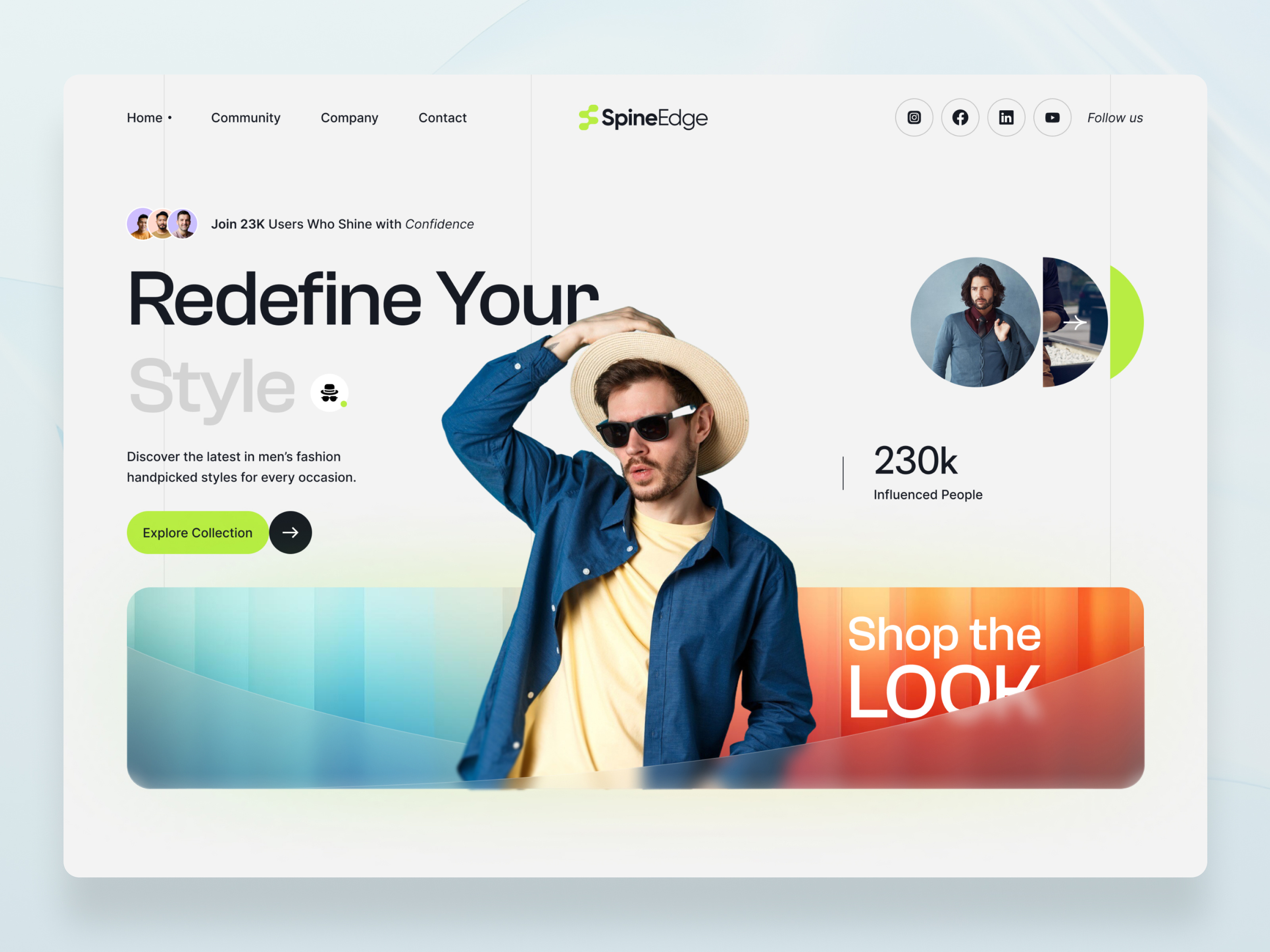 Example of Landing Page Design