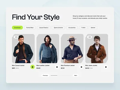 Fashion Website Design - Category Section clothing clothing brand design ecommerce ecommerce website fashion fashion web fashion website design fashion website ui fashion website ui design figma inspiration landing page mens fashion ui ui design uiux web design website design