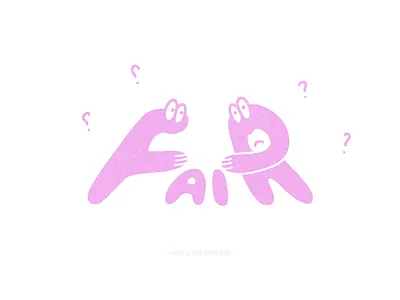 FAIR? design graphic graphic design illustration procreate typography