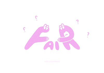 FAIR? design graphic graphic design illustration procreate typography