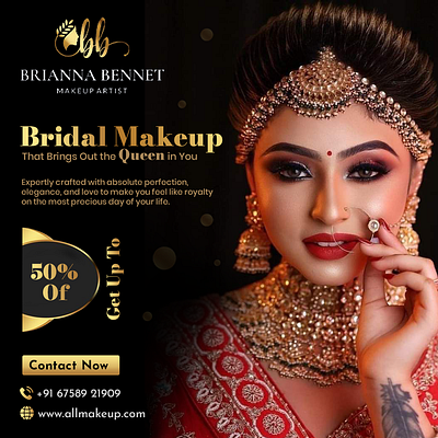 Elegance Begins with Makeup makeupposter poster socialmediapost
