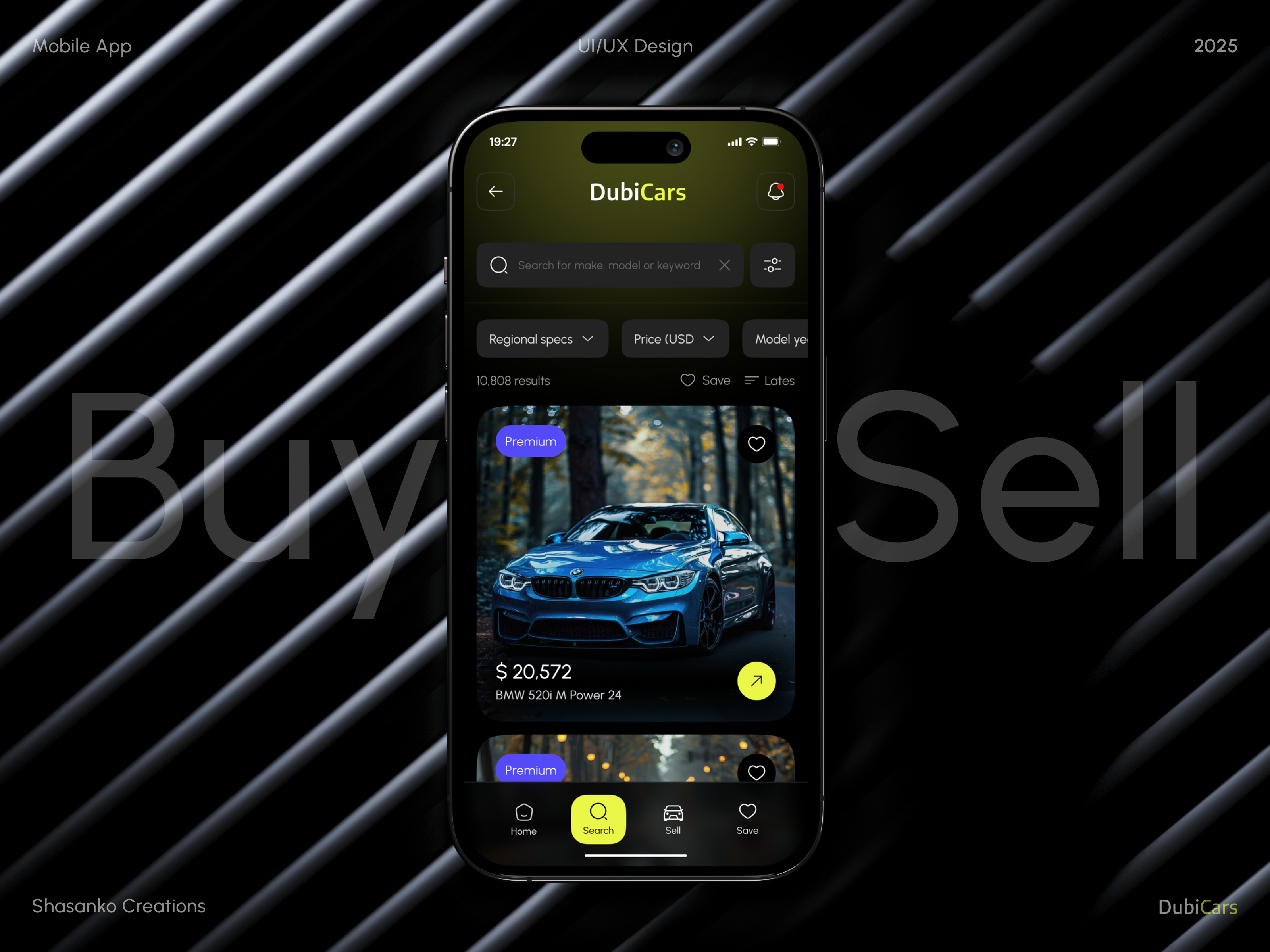 Luxury Car Buy & Sell Mobile App - UI/UX Design app design app ui buy car car app car company car dealers car mobile app car rental ecommerce app luxury car luxury car buy sell mobile app marketplace mobile app redesign rent saas app sell shasanko creations uiux