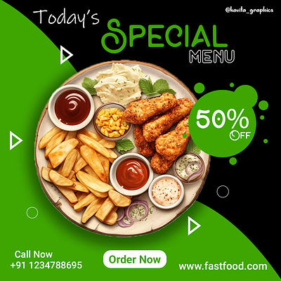 Hotel-Style Food, Home-Like Prices foodposter marketingposter socialmediaadvertisement