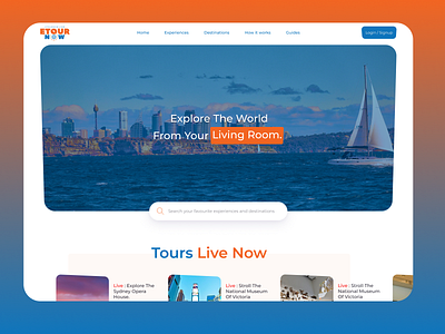 Etour Guide for Australia in Covid branding creative agency design graphic design illustration logo ui user experience ux ux design