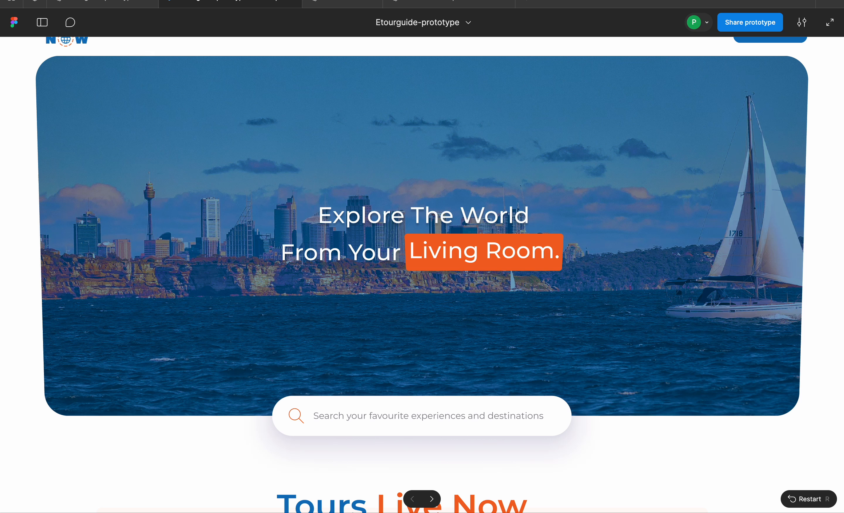 Example of Website Landing Page Design 