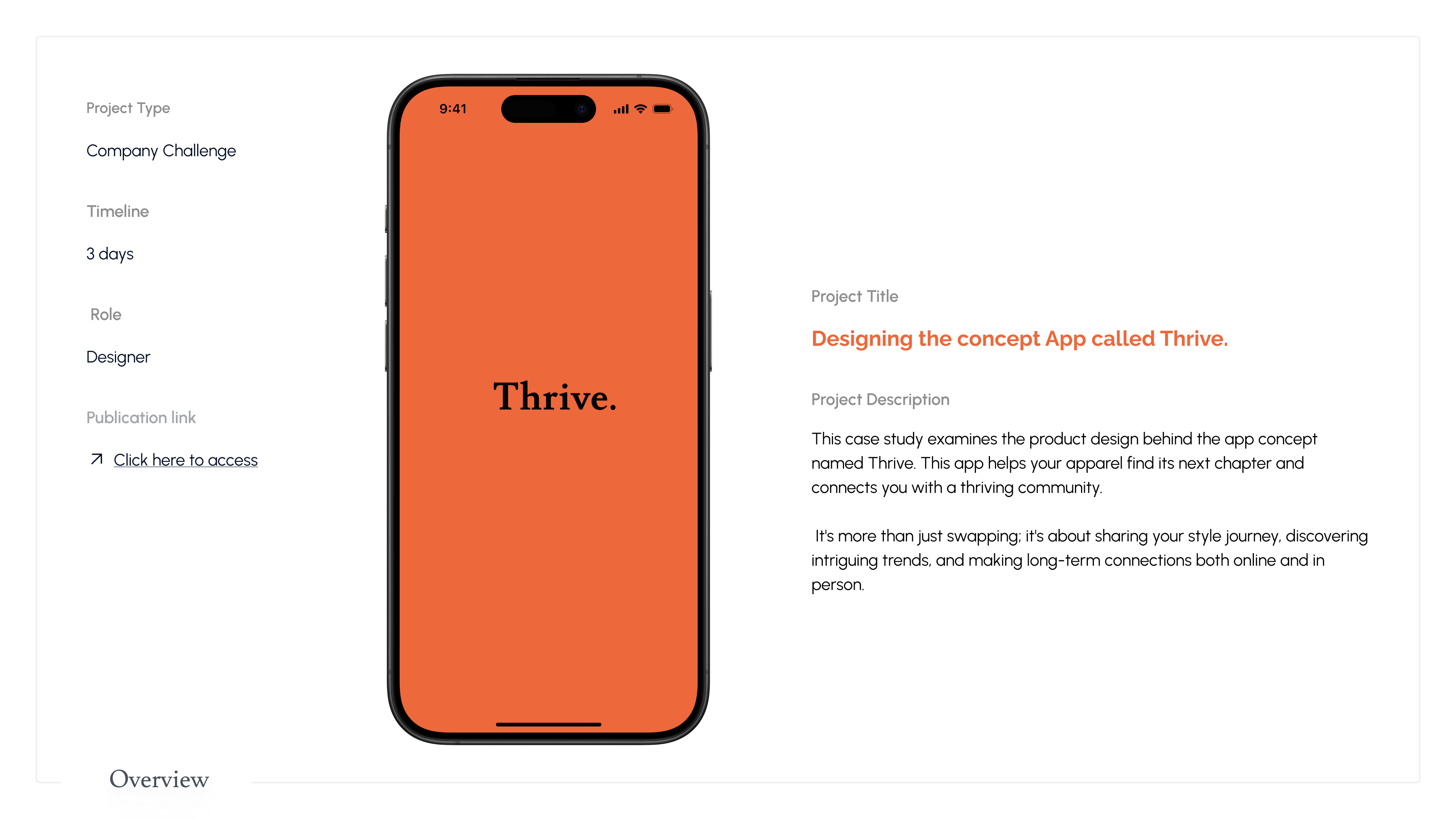 Thrive: Your Style Stitch & Vibe Swap concept app design features ios ui ux