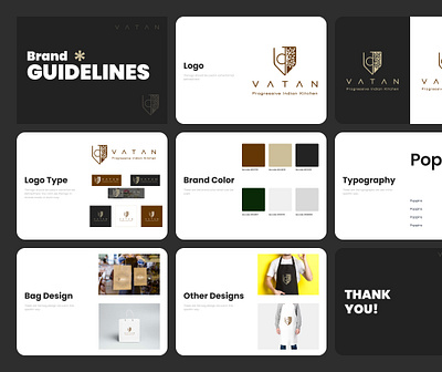 Restaurant – Logo Design & Brand Guidelines brand brand guideline branding design thinking empathy logo restaurant