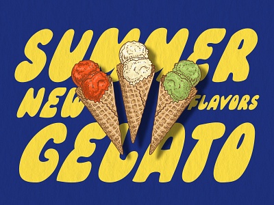 Quick Takeaway fast food typeface advertising branding design display fast food fat hamster font gelato graphic design hand drawn ice cream illustration italic poster quick takeaway retro sans serif type typeface vector