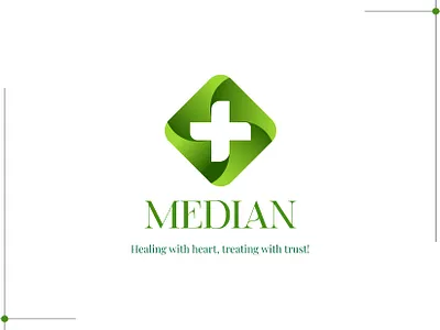 🩺 Modern Healthcare Branding & — Median Group Private Hospital adobeillustrator brandidentity branding brochure design clean design design dribbble dribbble portfolio envelopedesign flyerdesign graphic design graphic designer healthcarebranding logo minimalistic design photosop social media post design typography vector visualidentity