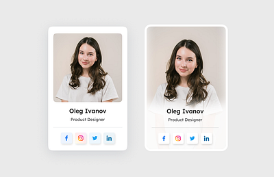 Light & Dark Profile Cards – Clean, Minimal UI dark mode figma light mode profile cards ui design user experience user interaction ux design