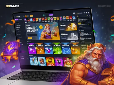 GGGame Casino Design casino casino app casino design casino ui casino ui ux free spins gambling gambling platform game game art game ui game ui ux gaming gaming design igaming slot slot casino social casino web casino web3