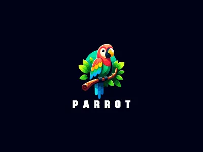 Parrot Logo animal animal logo animals bird bird logo birds brand branding flying parrot identity logo logo design macow macow parrot parrot parrot for sale parrot logo parrots top parrot logo