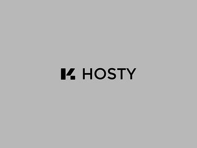Hosty brand branding graphic design icon illustration logo typography vector