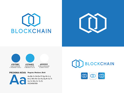 BlockChain Logo Design logo tech logo