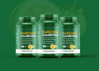 Garcinia Cambogia Label Design branding design foodpackaging graphic design label labeldesign package packaging packagingdesign product productdesign productpackaging supplement supplementdesign supplementlabel supplementlabeldesign