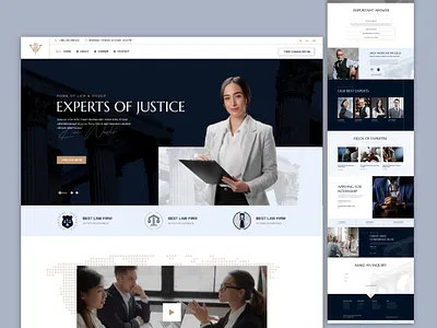 Veritas — Law Firm Website UI UX Design accounting audit firms advocacy corporate firm landing page design law law firm legal legal aid legal consultancy order ui ui ux ui ux design web design website design