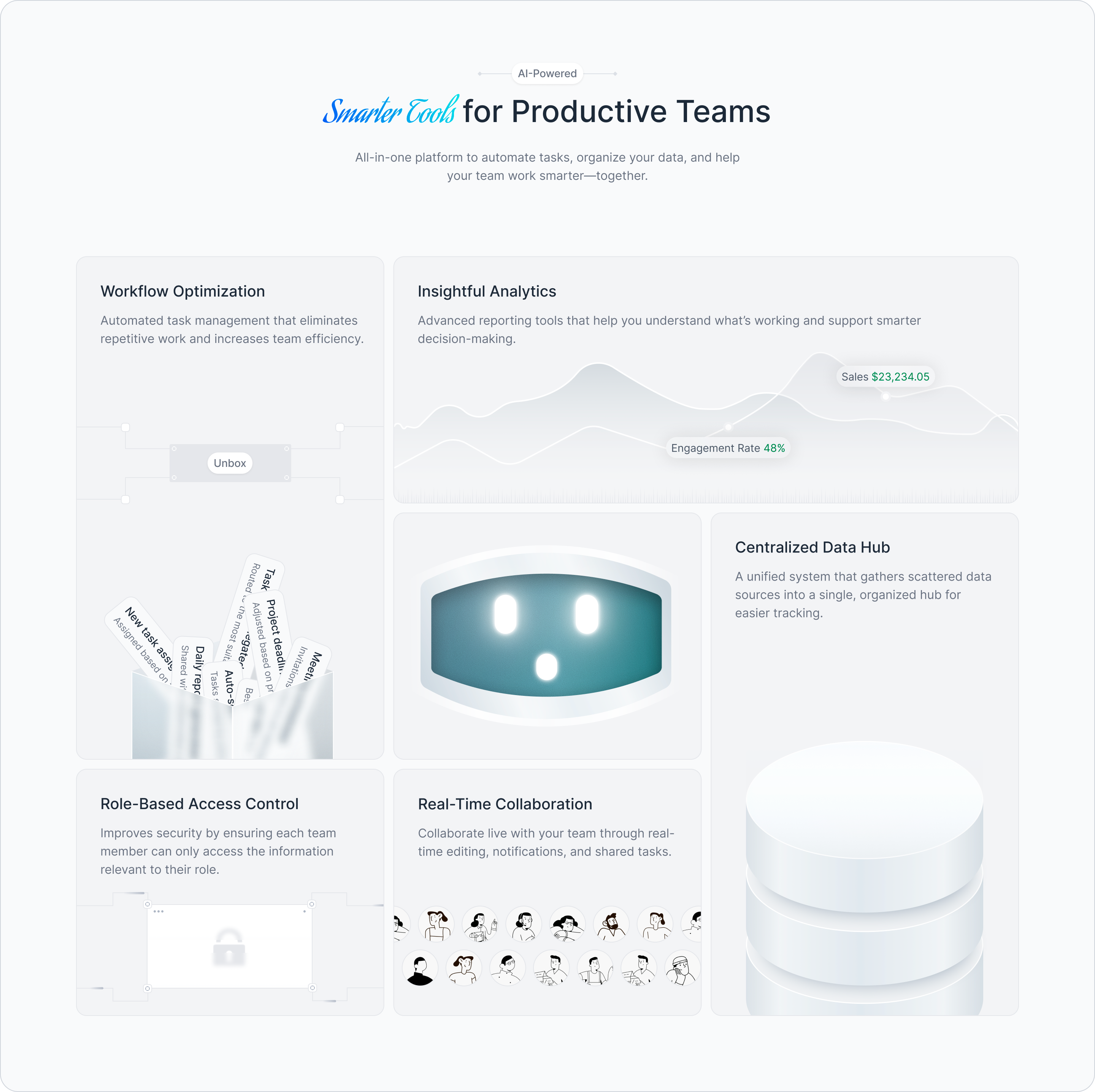 SaaS Bento Section ai aisaas app bento bentoui graphic design product saas ui uiux