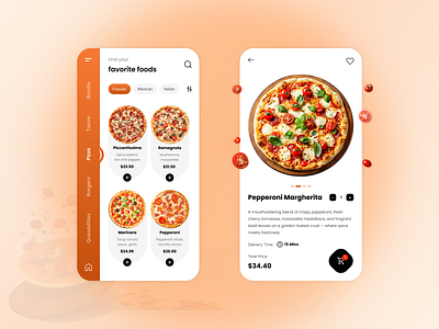 Delivery App UI delivery app graphic design ui