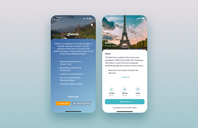 Touwrist app redesign ai mobile app modern redesign tourist uiux