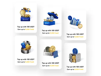 Blockchain Gifts 3D app branding design graphic design icon illustration logo ui vector