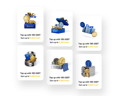 Blockchain Gifts 3D app branding design graphic design icon illustration logo ui vector
