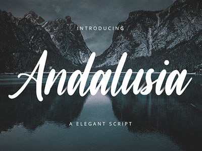 Andalusia a Elegant Script