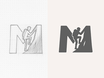 M+Mountain+Human Logo Concept app icon awesome logo brand identity design branding creative logo creative logo designer design graphic design illustration logo awesome logo design logo designer logo idea logo sketch logotype mountain logo mountain m logo sketch logo designer ui ux design web design