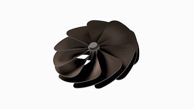Turbine Prototype 3d autodesk fan graphic design inventor render ship turbine
