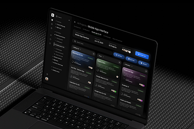 Task Management Dashboard 3d animation branding clean conference dashboard interface logo management management ui management ux motion graphics task management team ui ux