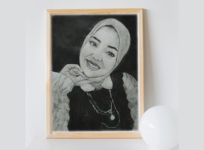 Medium-high-quality Portrait work creative design drawing graphic design illustration portrait realistic drawing realistic sketch sketch woman portrait