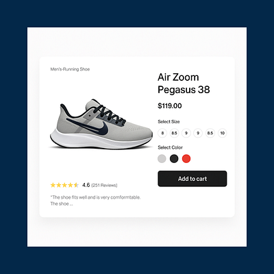 E-Commerce Product Page (Sneaker) 3d animation branding graphic design logo motion graphics ui