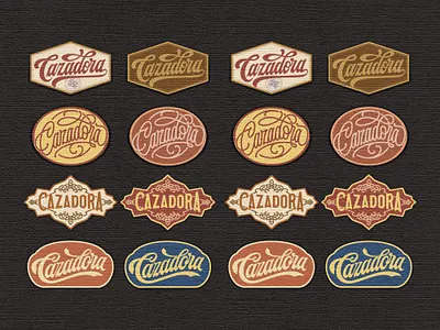 Cazadora Restaurant branding company brand logo company branding company logo design graphic design illustration logo typeface