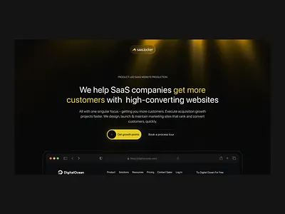 Growth-Centered SaaS Landing darkui productled saasdesign