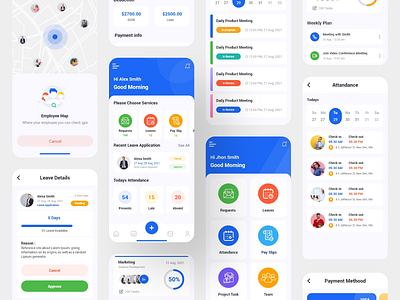 Loag - HR Payroll Mobile App UI Template attandance mobile app case study emplyoee app fimga freebies hire me hr app hr system hrms app leave app mobile app onboarding screens payroll mobile app project management smart hr task management ui ui design uikits workflow
