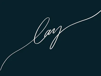 lay _calligraphy artwork calligraphy creative custom elegent flow goodtype handwriting identitiy lay lettering light logo monoline origina print script signature type unique