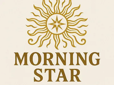Morning Star art branding graphic design logo morning star star