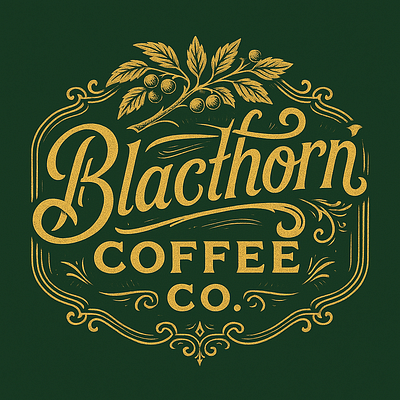 Blacthorn animation art artlogo branding graphic design logo