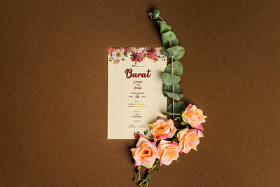 Invitation Card branding graphic design invitation card poster wedding card