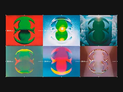 Outside Observations: Evolving Orb Series abstract art abstract design clean colorful colorful design creative creative design design different versions digital art graphic design modern modern art series steps