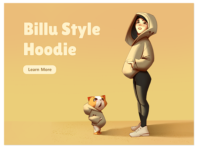 Billu Style Hoodie art character character design digital art illustration web illustration