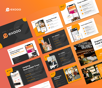 🧡 Behind the Deck – The Storytelling Flow of Exooo business slides deck design pitch deck presentation presentation design product storytelling