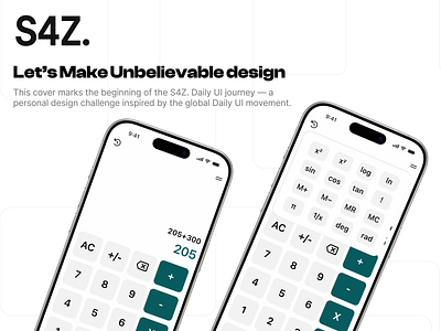 Daily UI #004 – Calculator app calculator dailyui graphic design ui user interface