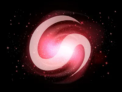 Galaxy 36days 36daysoftype design flat galaxy gradient illustration letter letter g vector