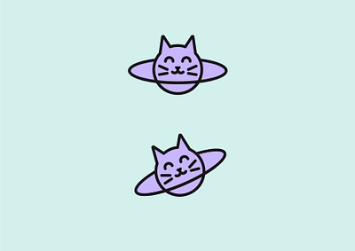 Cat Universe Logo Development 🪐🐱 cat cat logo logo space cat