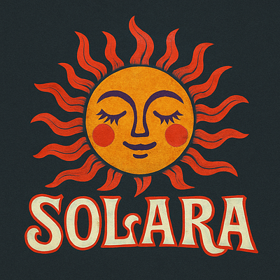 Solara art barlogo design logo sunshine