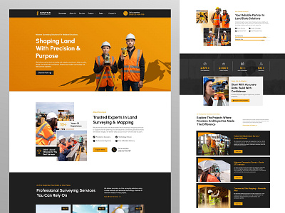 Surveyuk – Land Surveying & Digital Mapping cleanui design elementor illustration responsiveweb templatekit themeforest ui uxui webdesign