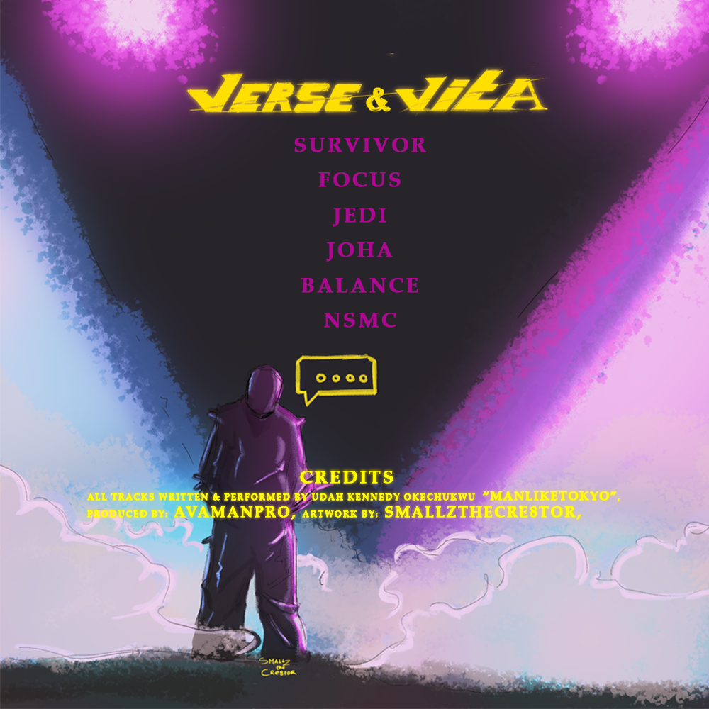VERSE & VITA E.P Cover Design album covers cover design digital art illustration music cover
