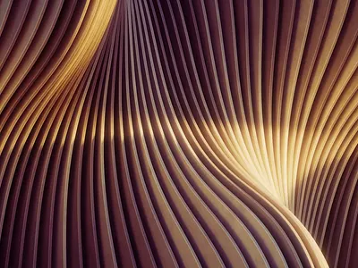 Gold Abstract Background Motion Graphic with Flowing Shapes animation graphic design visual design
