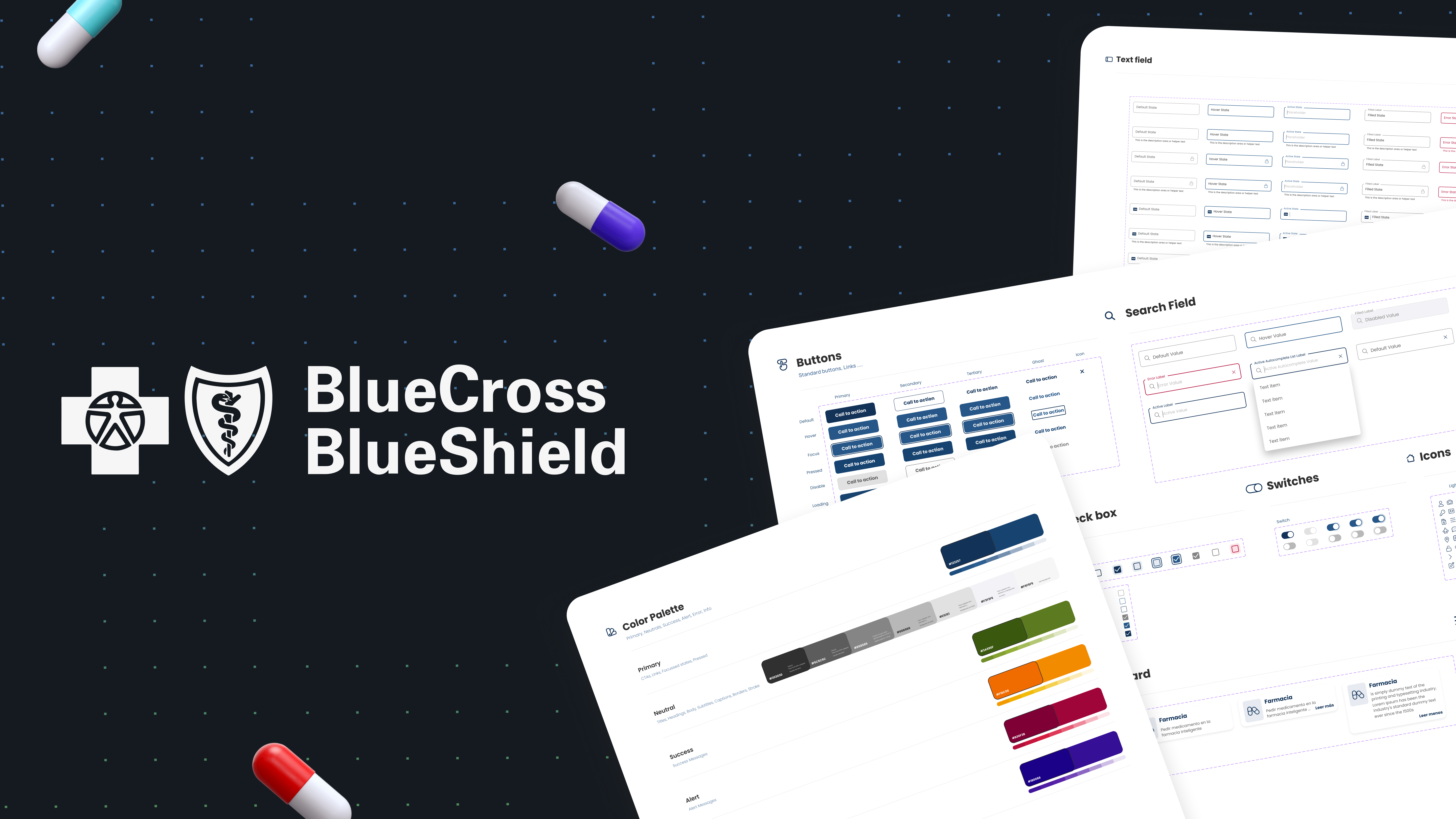 Design System for My Blue App a11y accessibility design system figma heuristics ui ux