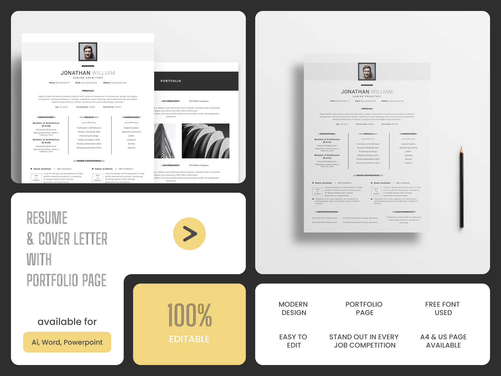 Example of Get Resume And Cover Letter Design